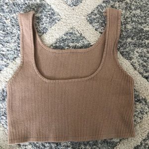 Mini beige tank top